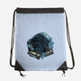 Television Burster-None-Drawstring-Bag-glitchygorilla