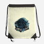 Television Burster-None-Drawstring-Bag-glitchygorilla
