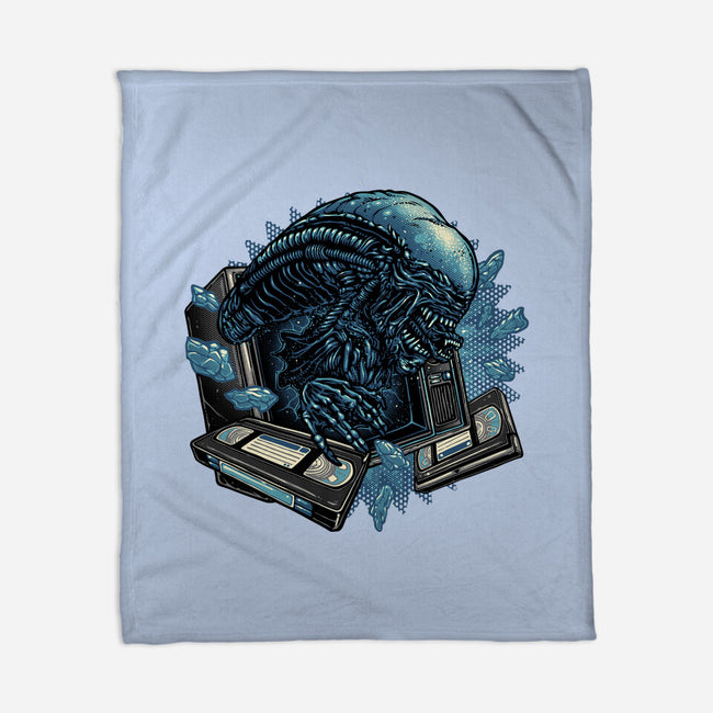Television Burster-None-Fleece-Blanket-glitchygorilla