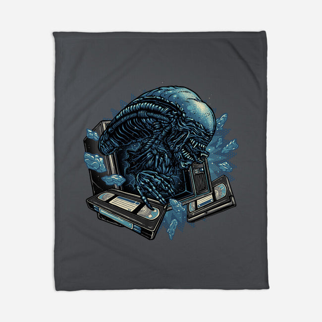 Television Burster-None-Fleece-Blanket-glitchygorilla