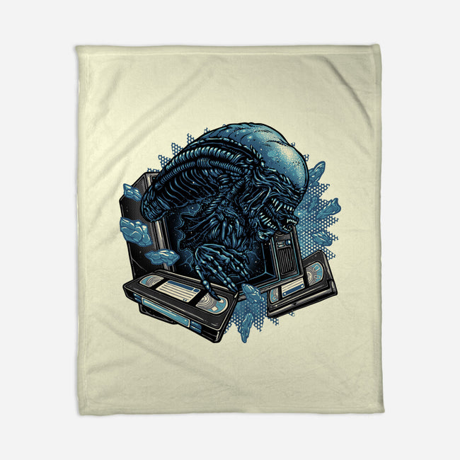 Television Burster-None-Fleece-Blanket-glitchygorilla