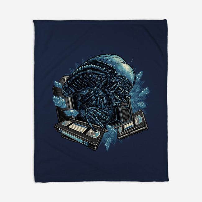 Television Burster-None-Fleece-Blanket-glitchygorilla