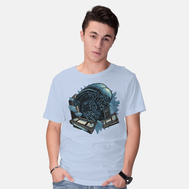 Television Burster-Mens-Basic-Tee-glitchygorilla