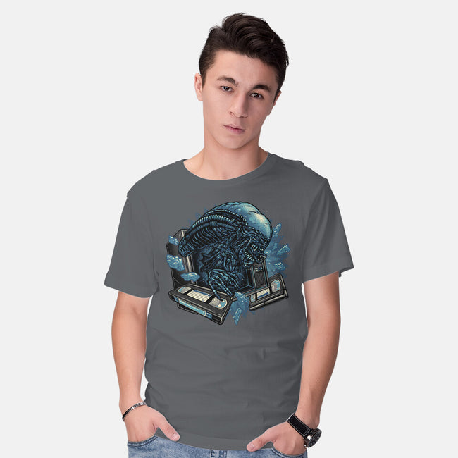 Television Burster-Mens-Basic-Tee-glitchygorilla