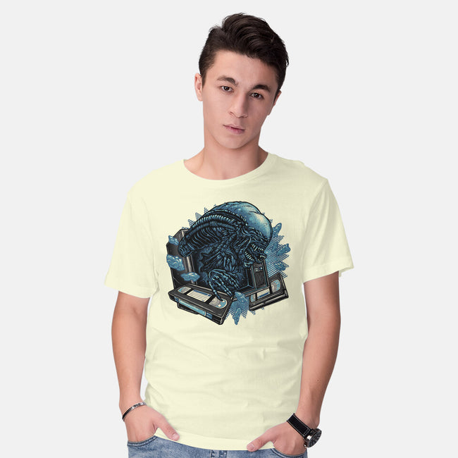 Television Burster-Mens-Basic-Tee-glitchygorilla