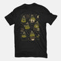 Cute Wizard Frog-Mens-Heavyweight-Tee-xMorfina
