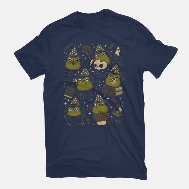 Cute Wizard Frog-Youth-Basic-Tee-xMorfina