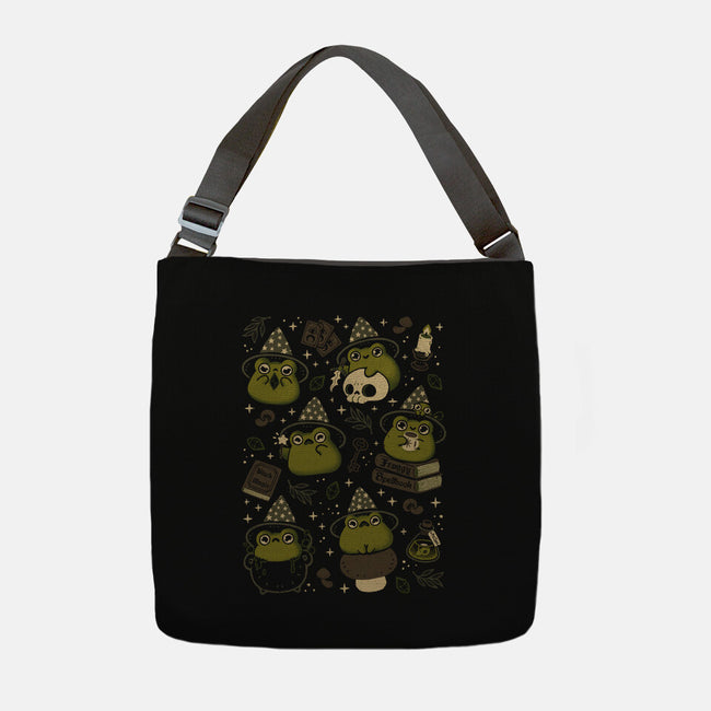 Cute Wizard Frog-None-Adjustable Tote-Bag-xMorfina