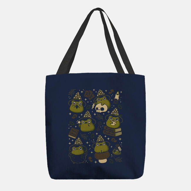Cute Wizard Frog-None-Basic Tote-Bag-xMorfina