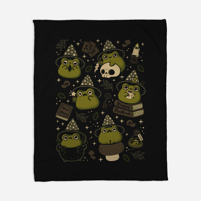 Cute Wizard Frog-None-Fleece-Blanket-xMorfina