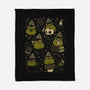 Cute Wizard Frog-None-Fleece-Blanket-xMorfina