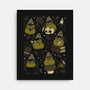 Cute Wizard Frog-None-Stretched-Canvas-xMorfina