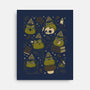 Cute Wizard Frog-None-Stretched-Canvas-xMorfina