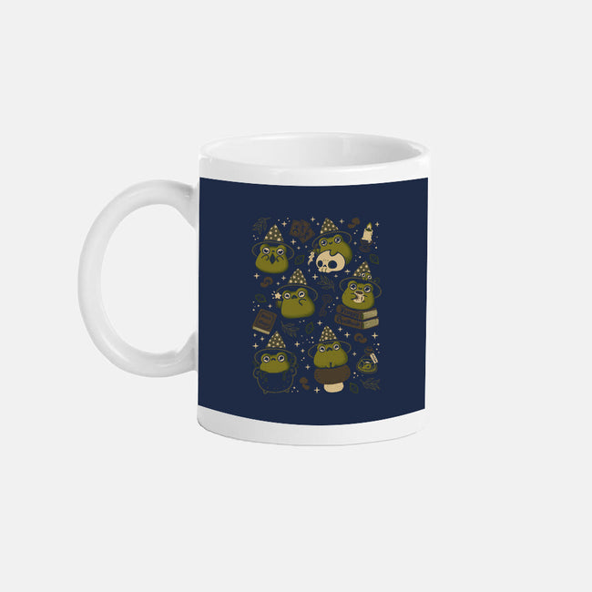 Cute Wizard Frog-None-Mug-Drinkware-xMorfina