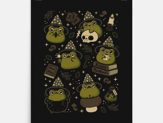 Cute Wizard Frog