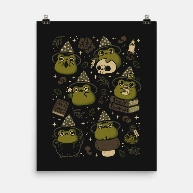 Cute Wizard Frog-None-Matte-Poster-xMorfina