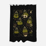Cute Wizard Frog-None-Polyester-Shower Curtain-xMorfina