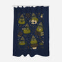 Cute Wizard Frog-None-Polyester-Shower Curtain-xMorfina