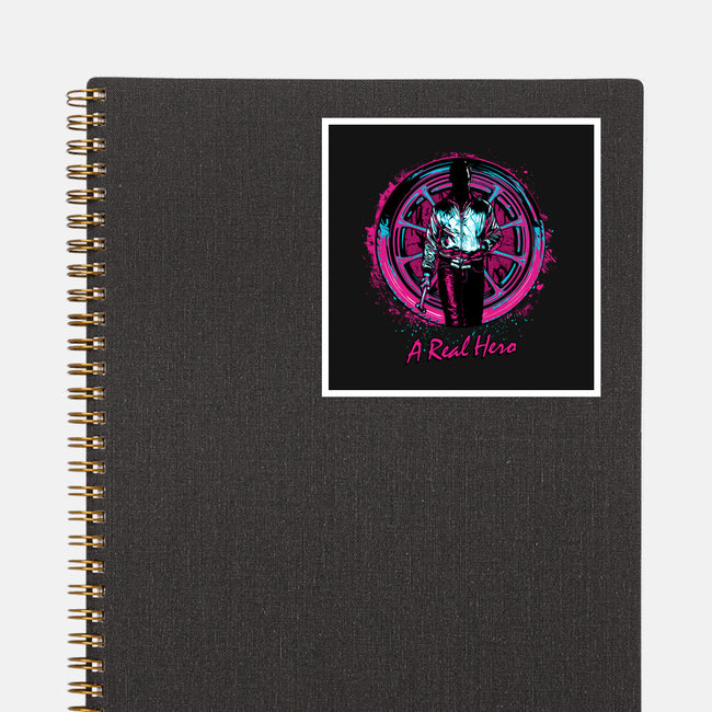 A Real Hero-None-Glossy-Sticker-Tronyx79