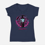 A Real Hero-Womens-V-Neck-Tee-Tronyx79