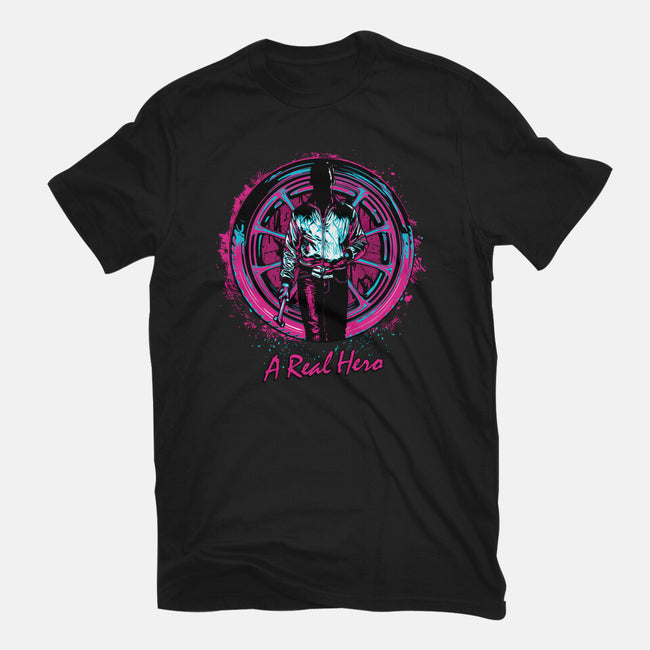 A Real Hero-Womens-Fitted-Tee-Tronyx79