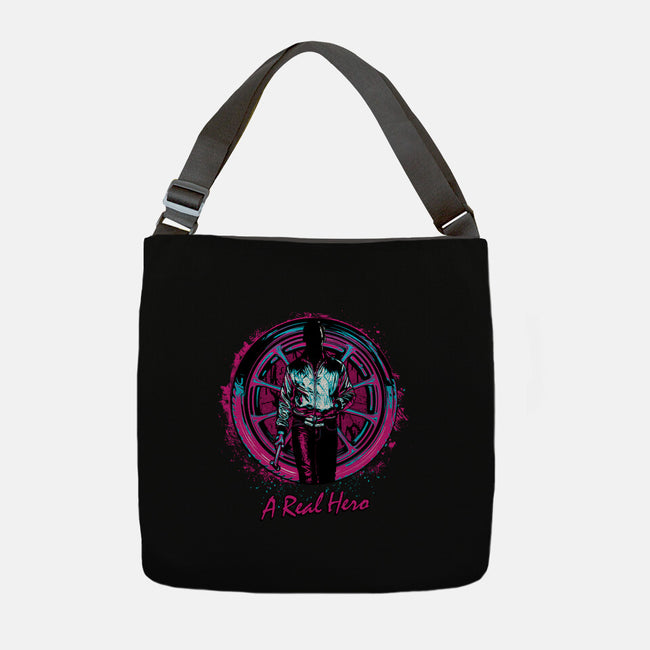 A Real Hero-None-Adjustable Tote-Bag-Tronyx79
