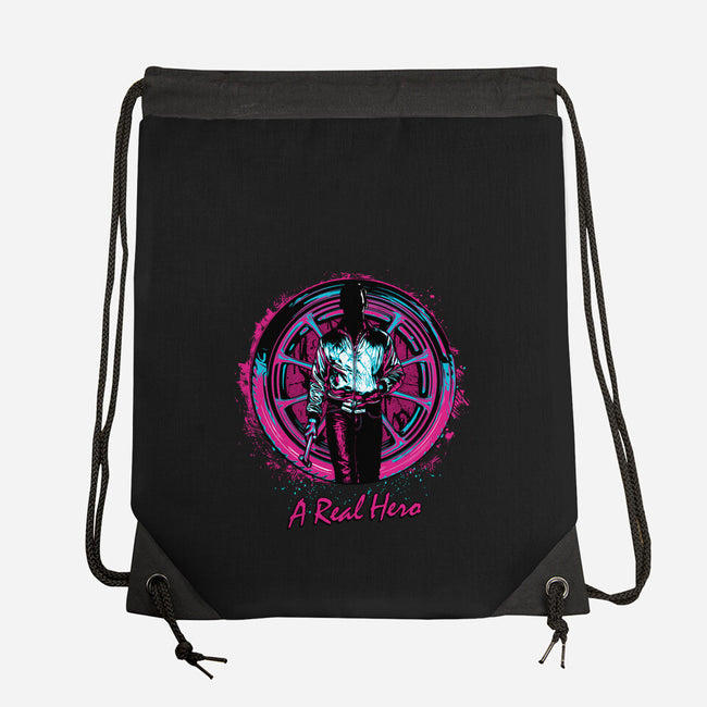 A Real Hero-None-Drawstring-Bag-Tronyx79