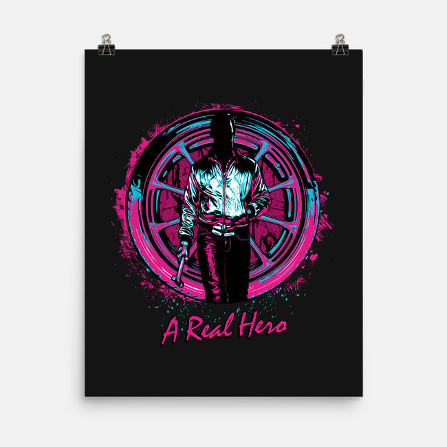 A Real Hero-None-Matte-Poster-Tronyx79
