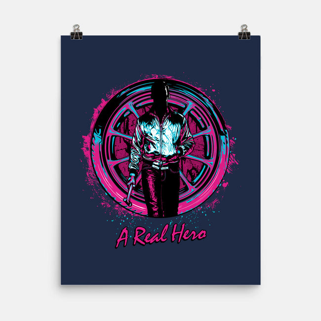 A Real Hero-None-Matte-Poster-Tronyx79