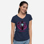 A Real Hero-Womens-V-Neck-Tee-Tronyx79