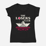 The Unpopular Club-Womens-V-Neck-Tee-sachpica