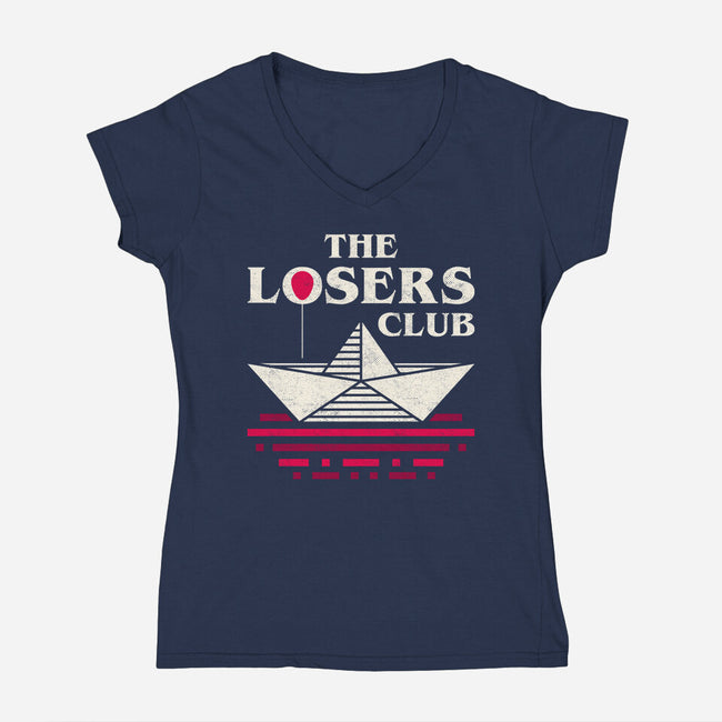 The Unpopular Club-Womens-V-Neck-Tee-sachpica