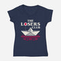 The Unpopular Club-Womens-V-Neck-Tee-sachpica