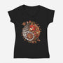 Autumn Season-Womens-V-Neck-Tee-Vallina84