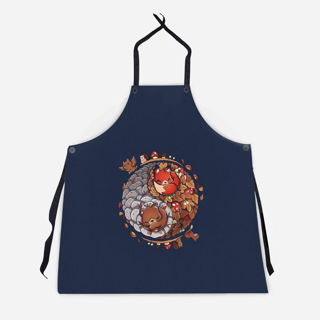 Autumn Season-Unisex-Kitchen-Apron-Vallina84