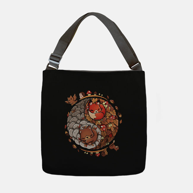 Autumn Season-None-Adjustable Tote-Bag-Vallina84
