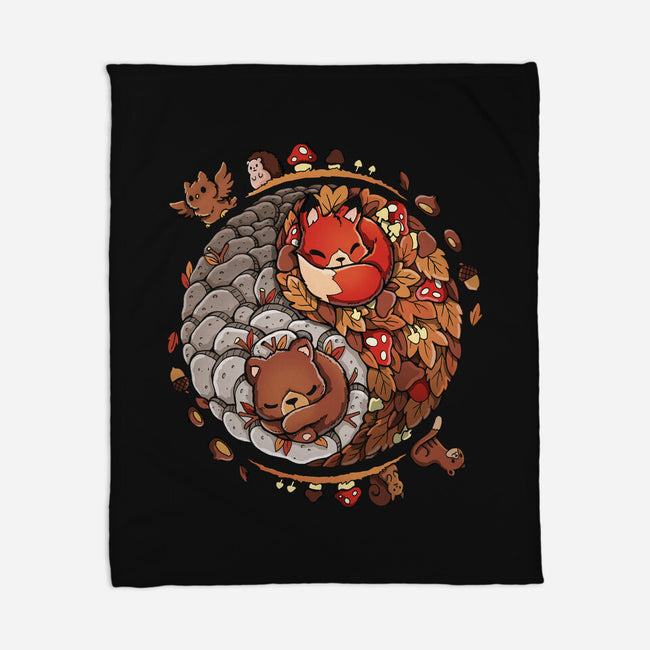 Autumn Season-None-Fleece-Blanket-Vallina84
