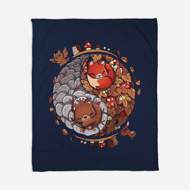Autumn Season-None-Fleece-Blanket-Vallina84
