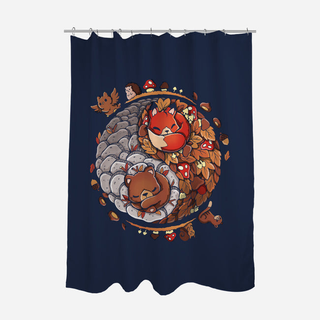 Autumn Season-None-Polyester-Shower Curtain-Vallina84
