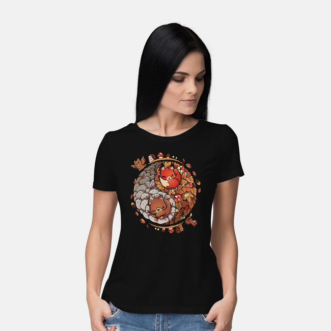 Autumn Season-Womens-Basic-Tee-Vallina84