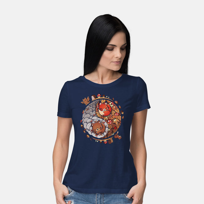 Autumn Season-Womens-Basic-Tee-Vallina84