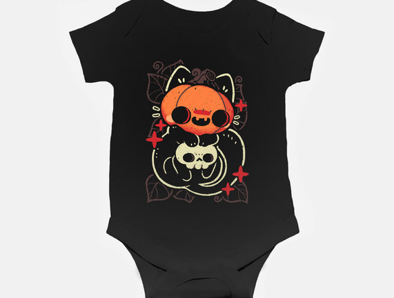 Cute Pumpkin Head Cat