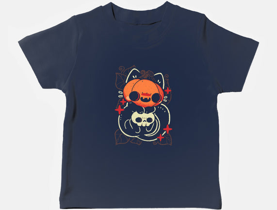 Cute Pumpkin Head Cat