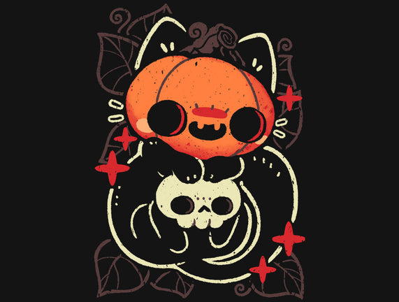 Cute Pumpkin Head Cat