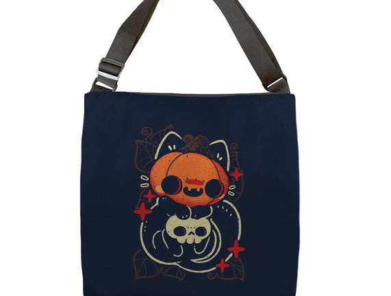 Cute Pumpkin Head Cat