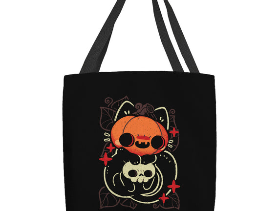 Cute Pumpkin Head Cat