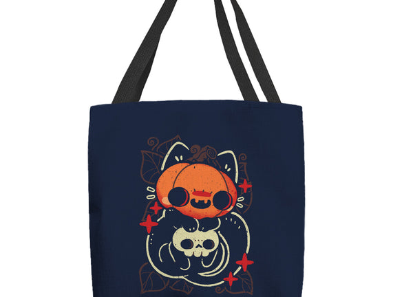Cute Pumpkin Head Cat