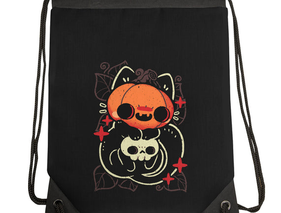 Cute Pumpkin Head Cat