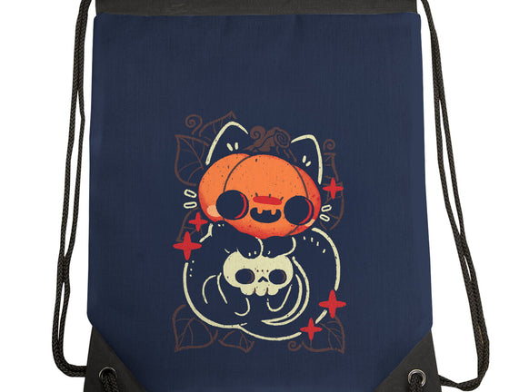 Cute Pumpkin Head Cat