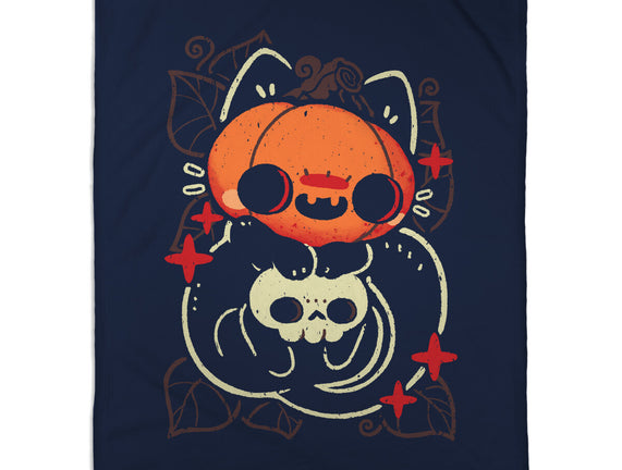 Cute Pumpkin Head Cat